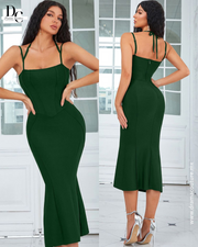 Bandage vestido green